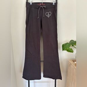 Twisted Heart women crustal beads sweat pants S